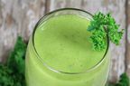 Kale Banana Smoothie in a glass