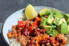 Mexican Turkey and Rice Bowl