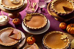 the best pumpkin pie recipes on a festive thanksgiving table. 