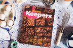 Allrecipes Keepers Cookbook on a kitchen counter.
